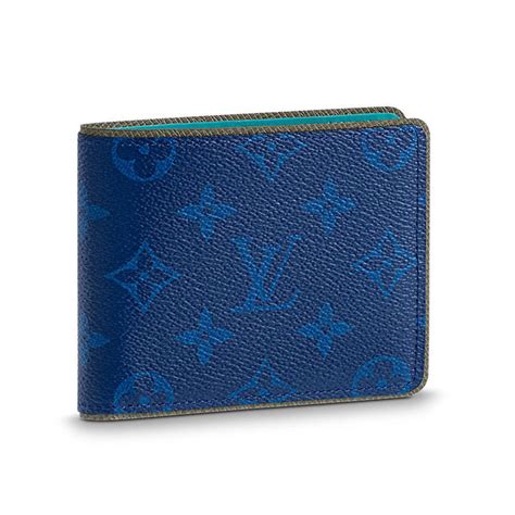 louis vuitton blue white|Louis Vuitton wallet blue.